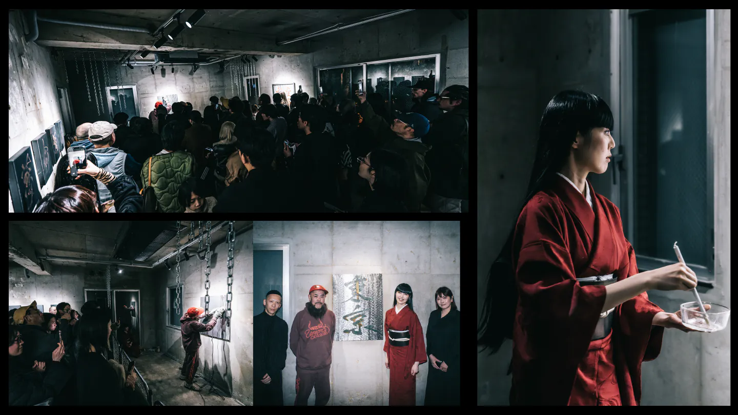 メタル書道展「鉄華爛漫」MAMIMOZI feat. GRAND COBRA — 3/3